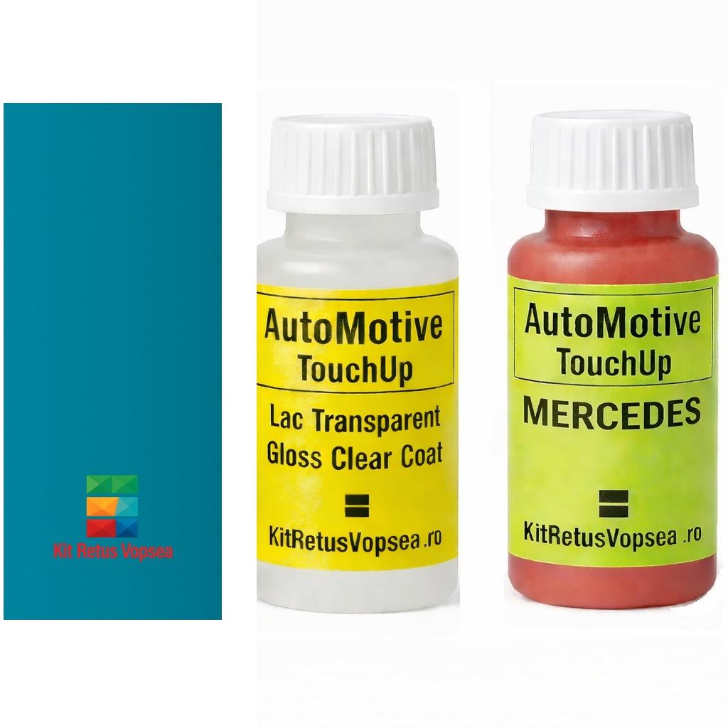 Kit corector vopsea cu pensula Mercedes Vito MB5530 (Lagunenblau), 59515, 087468, MB5530, 5530, DB5530