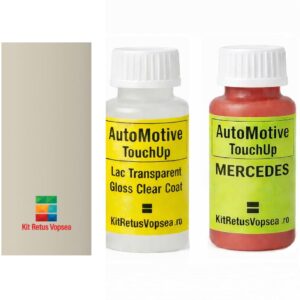 Kit corector vopsea cu pensula Mercedes Vito MB9131 (Pastellweiss), 91213, 072100, MB9131, 131, 9131, DB9131
