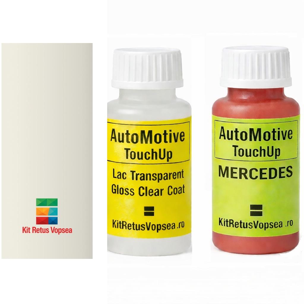 Kit corector vopsea cu pensula Mercedes Vito MB9678 (Reinweiss), 91035, 089464, MB9678, 9678, DB9678
