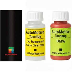 Kit corector vopsea cu pensula BMW X6 BMWX02 (Citrin Black), BMWX02, 490, WX02, X02, WC49, C49, 926317