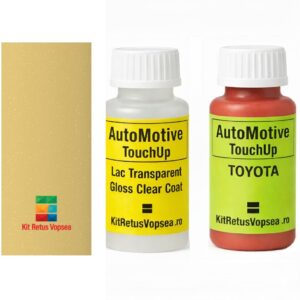 Kit corector vopsea cu pensula Toyota Yaris TOY595 (Yellow), TOY595, 595
