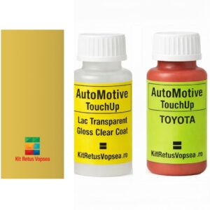 Kit corector vopsea cu pensula Toyota Yaris TOY5A6 (Yellow), TOY5A6, 5A6