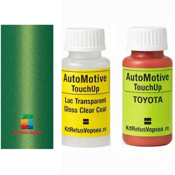 Kit corector vopsea cu pensula Toyota Yaris TOY6S2 (Green), TOY6S2, 6S2
