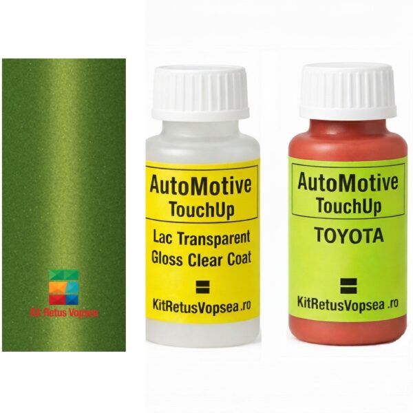 Kit corector vopsea cu pensula Toyota Yaris TOY6W5 (Luminous Green), TOY6W5, 6W5