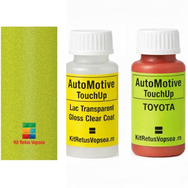 Kit corector vopsea cu pensula Toyota Yaris TOY6W7 (Thermo-TECT Lime Green), TOY6W7, 6W7