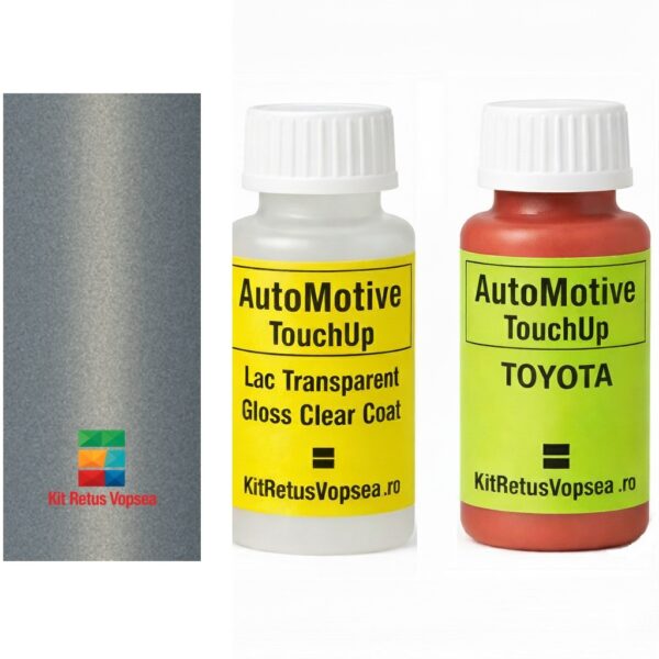 Kit corector vopsea cu pensula Toyota Zelas TOY1J8 (Bluish Silver), TOY1J8, 1J8