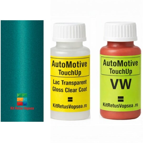 Kit corector vopsea cu pensula Volkswagen ID.3 VWLC6L (Makena Turquoise), VWLC6L, C6L, LC6L, L-C6L, 65302, 0Z0Z, 0Z