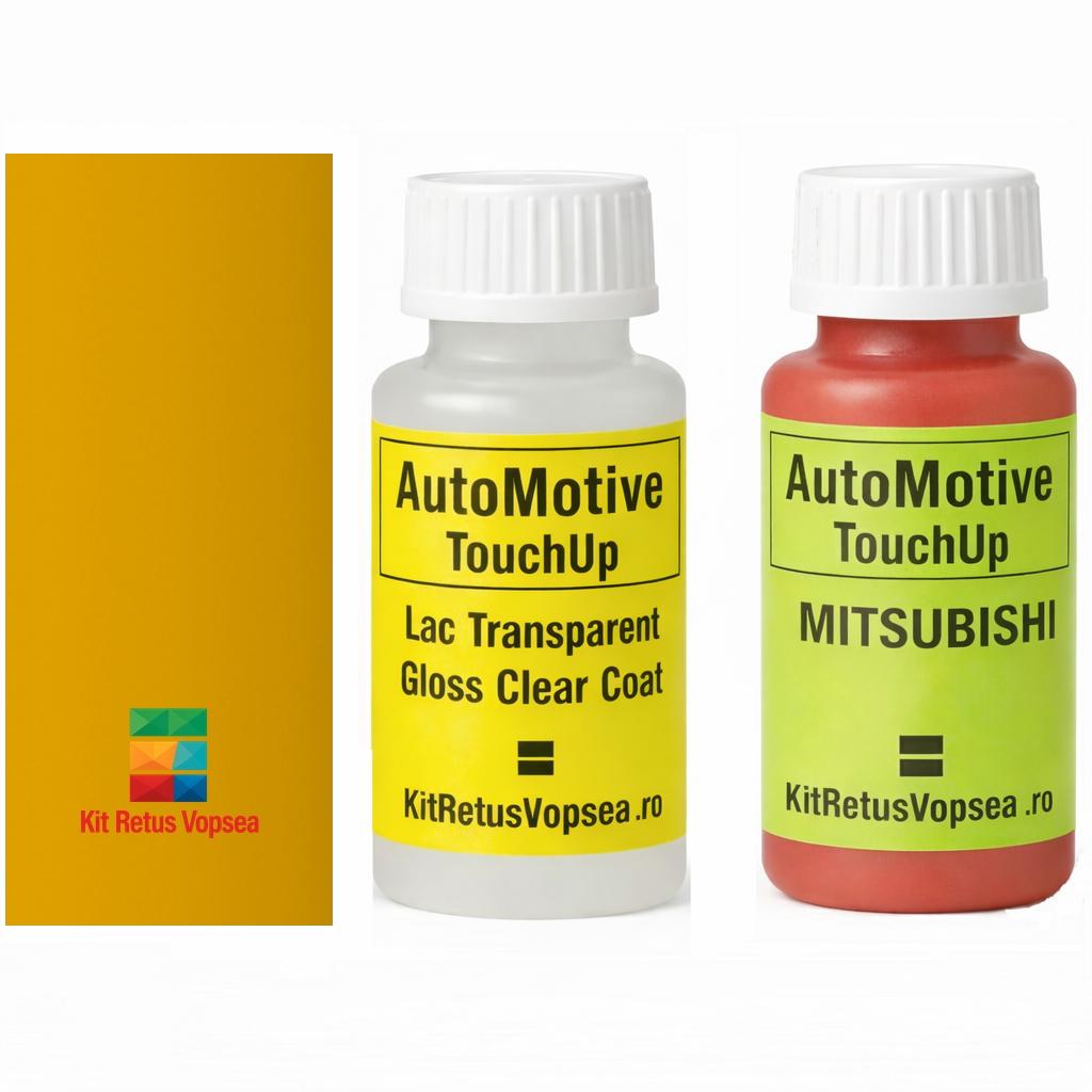 Kit corector vopsea cu pensula Mitshubishi Canter MIT1029 (Broom Yellow), MIT1029, TE4