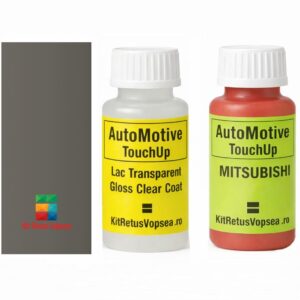 Kit corector vopsea cu pensula Mitshubishi Canter MIT7027 (Quartz Grey), MIT7027, TJ9