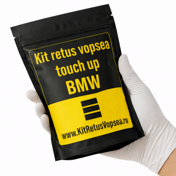 Kit retus vopsea touch-up BMW M8 BMWP13 (Pure Metal Silver), BMWP13, 490, P13, WP13, INDBMWP13 – imagine 2