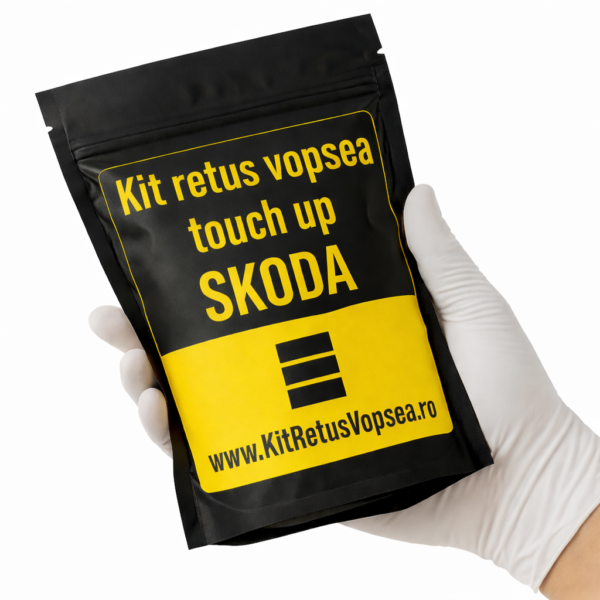 Kit retus vopsea touch-up Skoda Elroq SKOV5F (Energy Blue), SKOV5F, V5F, LV5F, L-V5F, K4K4, K4 – imagine 2