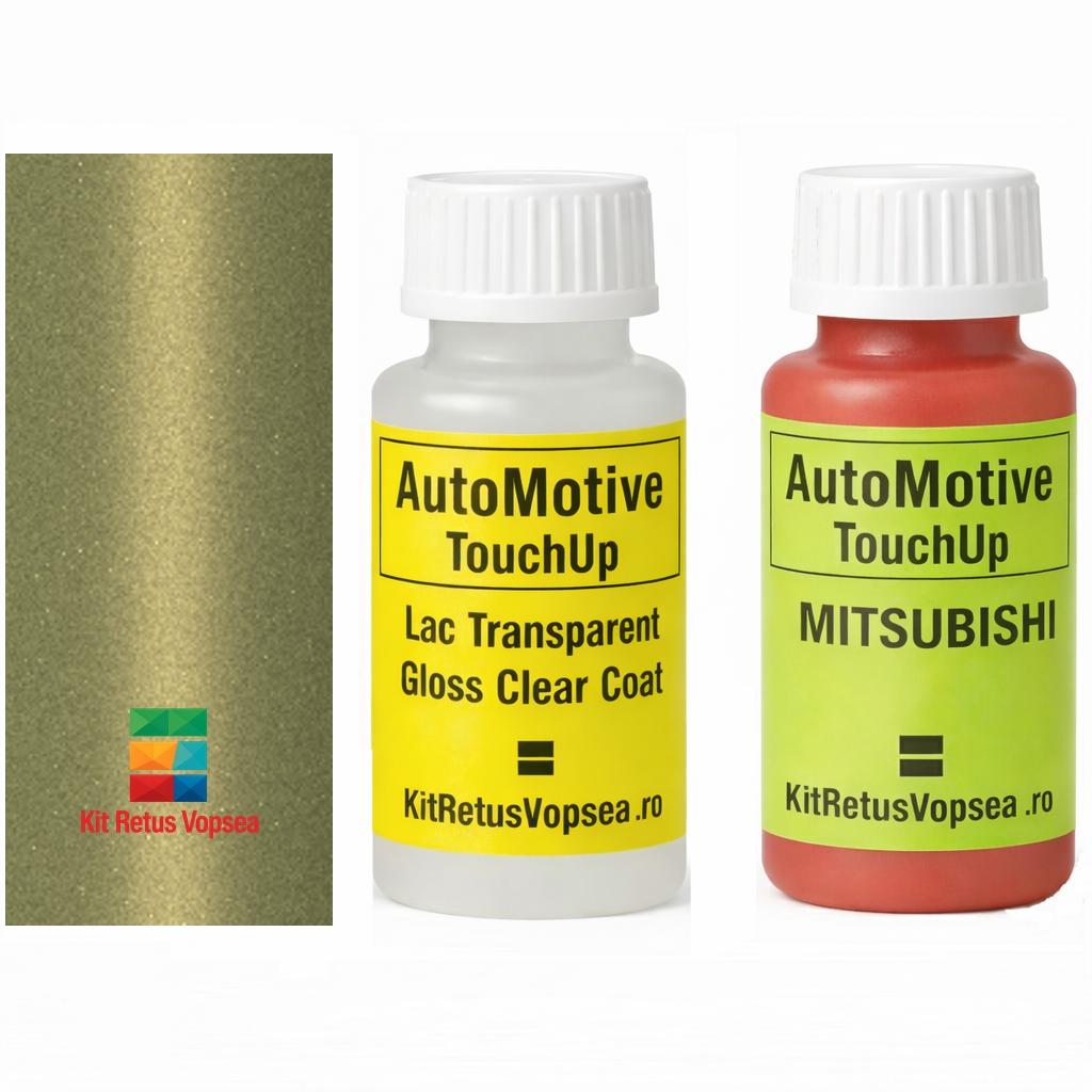 Kit corector vopsea cu pensula Mitshubishi Eclipse MIT9913 (Biscayne Green), MIT9913, PJH, Y76, AC11076