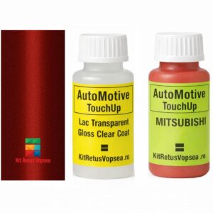 Kit corector vopsea cu pensula Mitshubishi Galant MIT9673 (Rave Red), MIT9673, CUP10036, P36