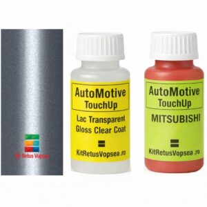 Kit corector vopsea cu pensula Mitshubishi Kuda MIT9773 (Azami Silver), MIT9773, K4-273-900