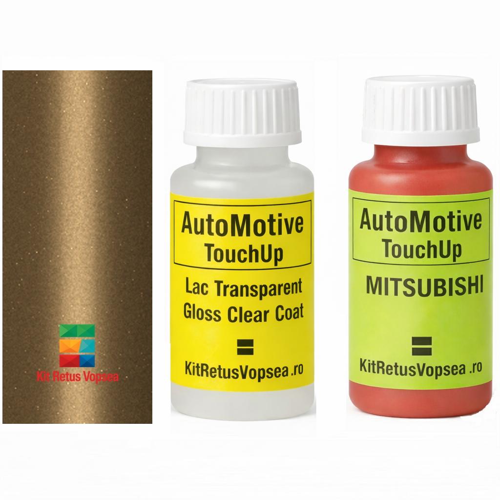 Kit corector vopsea cu pensula Mitshubishi L200 MITK08 (Gold), MITK08, CSK10008, K08