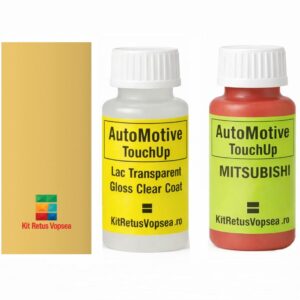 Kit corector vopsea cu pensula Mitshubishi Outlander MIT1901 (Sunrise Yellow), MIT1901, INDMIT1901, 552438
