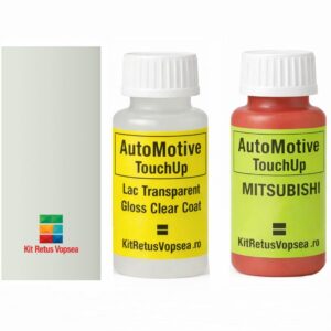 Kit corector vopsea cu pensula Mitshubishi Outlander MIT4000 (Fairy White), 771262, MIT4000, BF, CS, JJ, W19, W32, W37, WQ, AC11032, MAU4922, TMIT0008, 91314