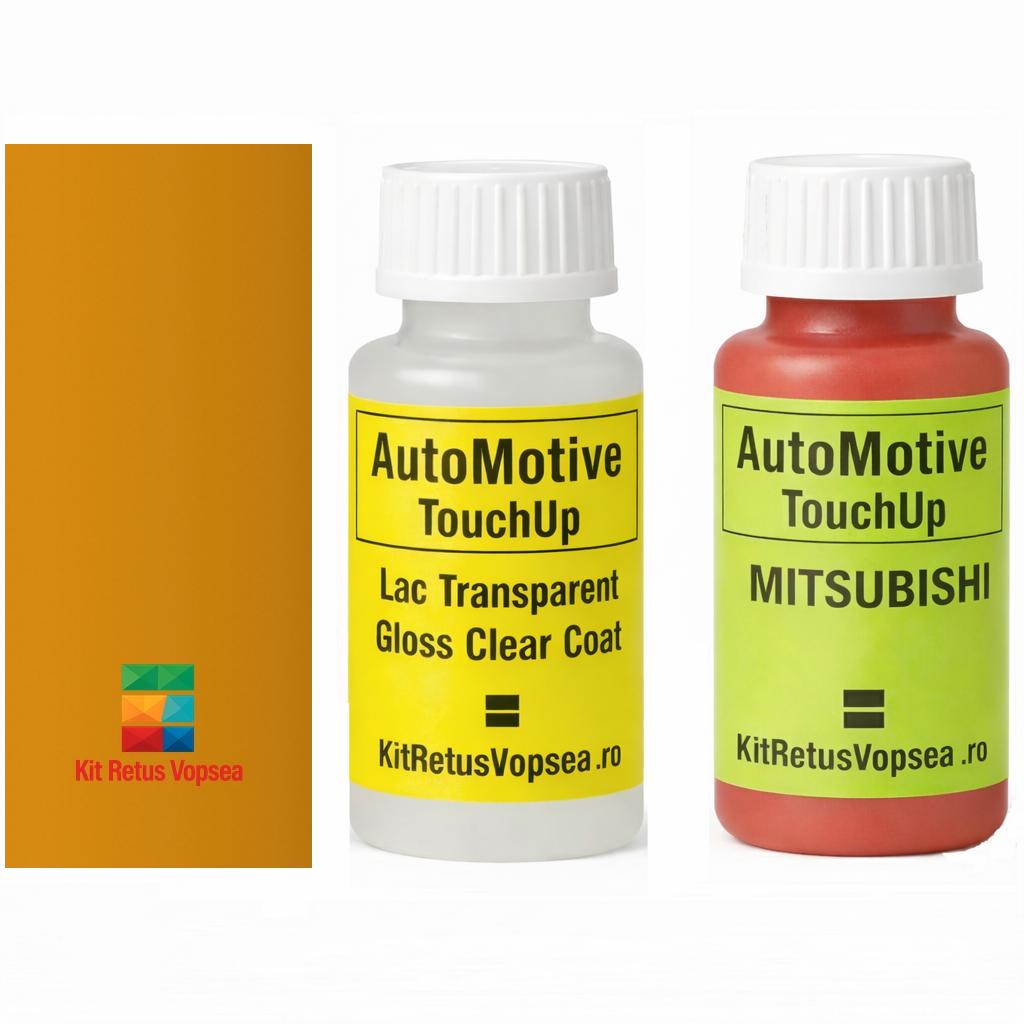 Kit corector vopsea cu pensula Mitshubishi Pajero MIT1014 (Amarelo Girassol), MIT1014, Y52