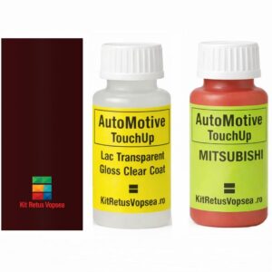 Kit corector vopsea cu pensula Mitshubishi Rosa MIT3005 (Maroon), MIT3005, R80, AC17080