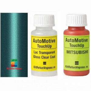 Kit corector vopsea cu pensula Mitshubishi Space Wagon MIT9885 (Medium Blue Green), F02, MIT9885