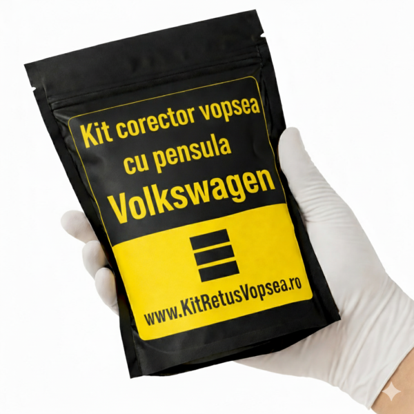 Kit corector vopsea cu pensula Volkswagen Caddy VW30054 (Vermelho Coral), VW30054, C4C4, I3K, LI3K, VWSA3054 – imagine 2