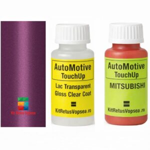 Kit corector vopsea cu pensula Mitshubishi eK MITV08 (Cassis Purple), MITV08, 7B, V08